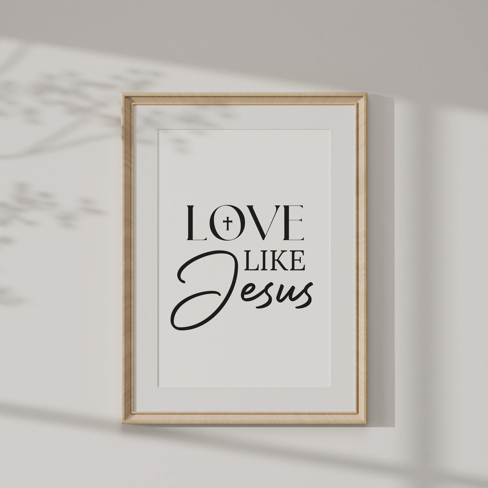 " Love like Jesus" Digitales Bild