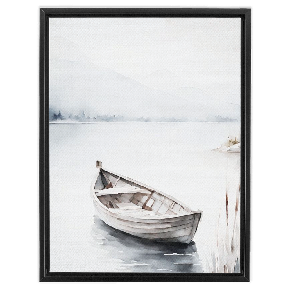 "Fischerboot" Canvas Framed