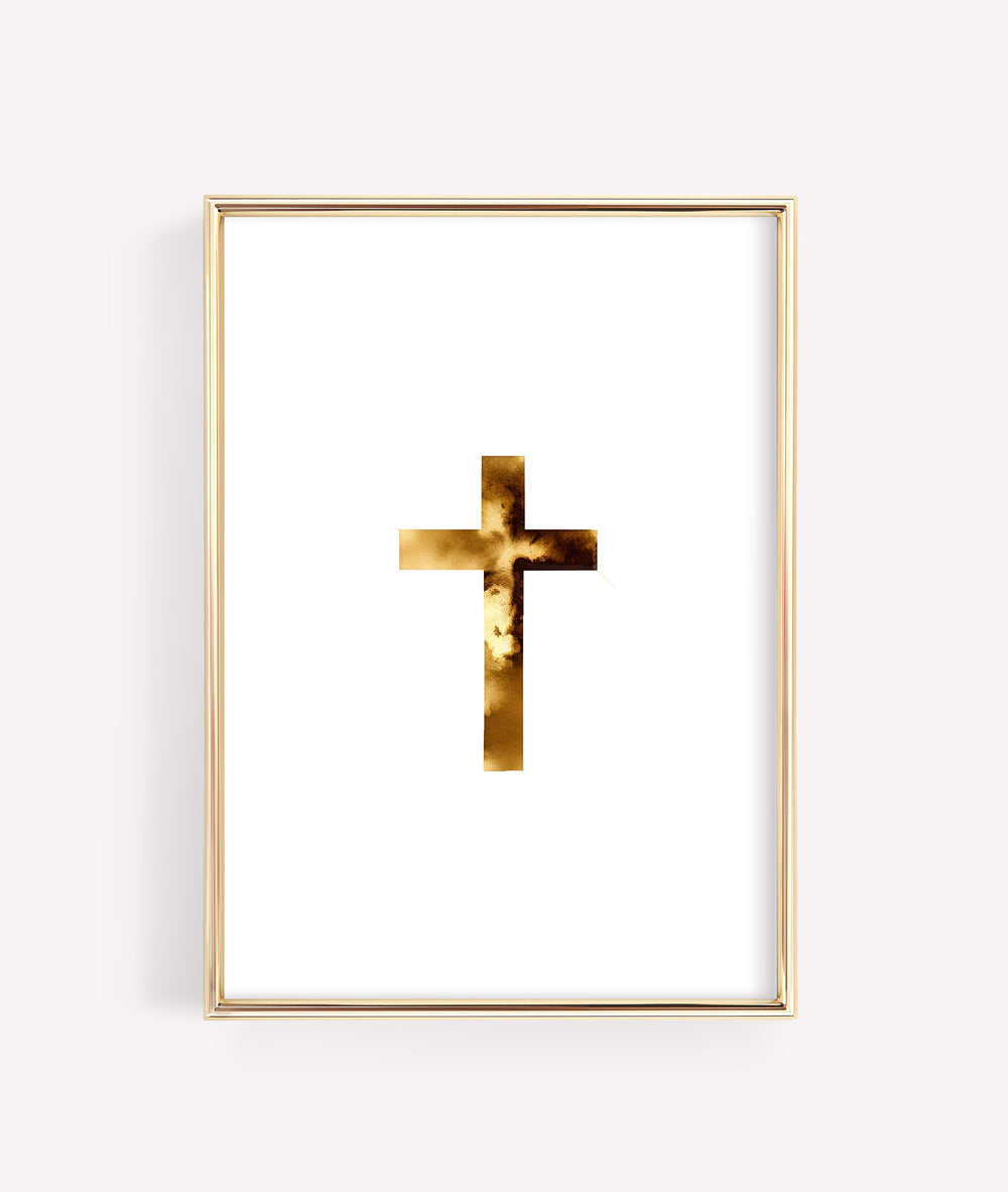 "goldes Kreuz" Digitales Bild