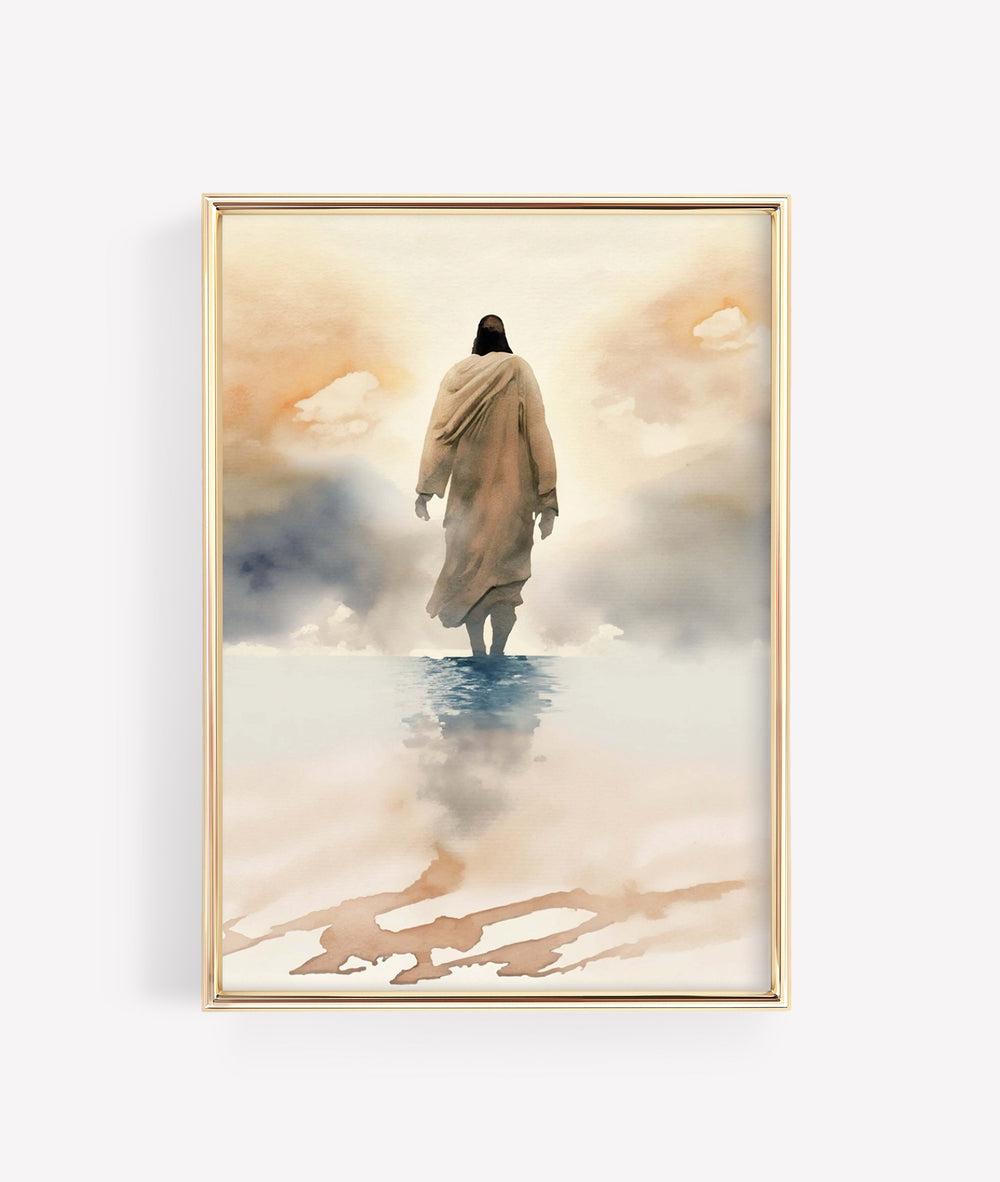 "Jesus auf dem Wasser" Digitales Bild